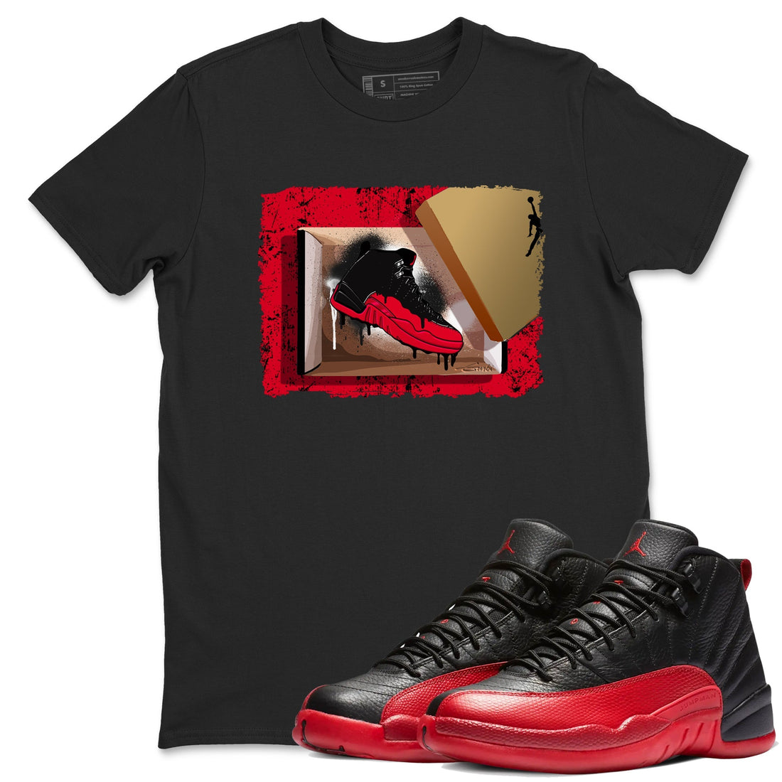 New Kicks Sneaker Tees - Air Jordan 12 Flu Game