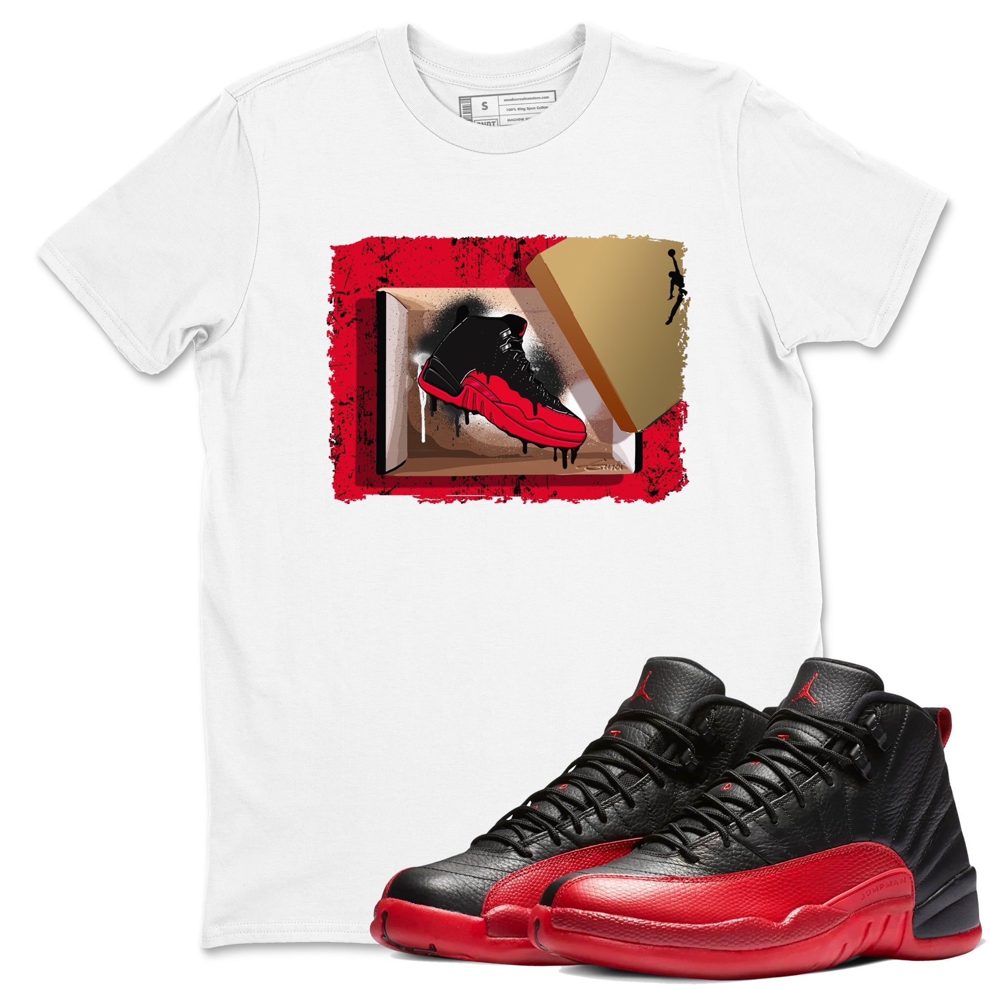 New Kicks Sneaker Tees - Air Jordan 12 Flu Game