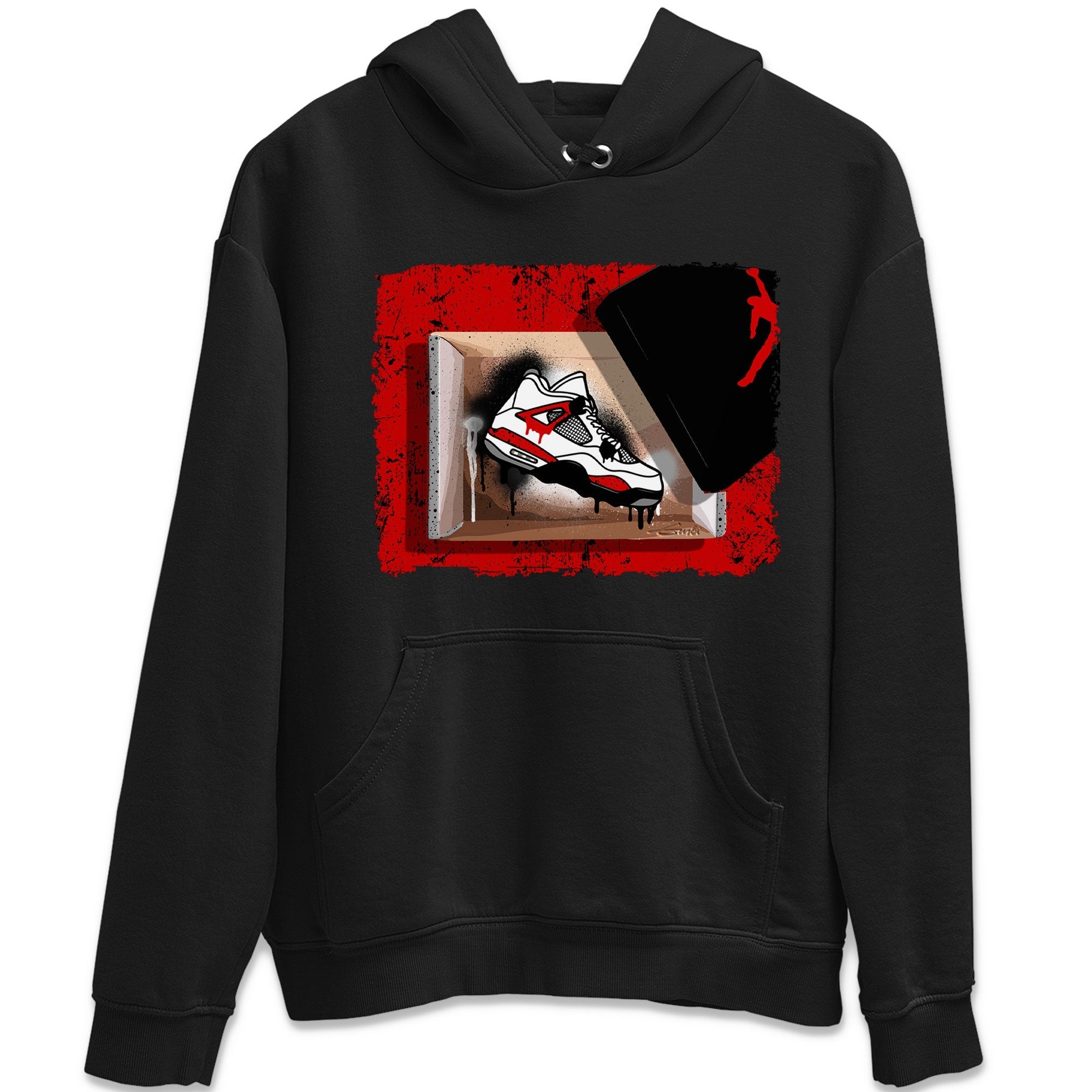New Kicks Sneaker Tee - Air Jordan 4 Red Cement