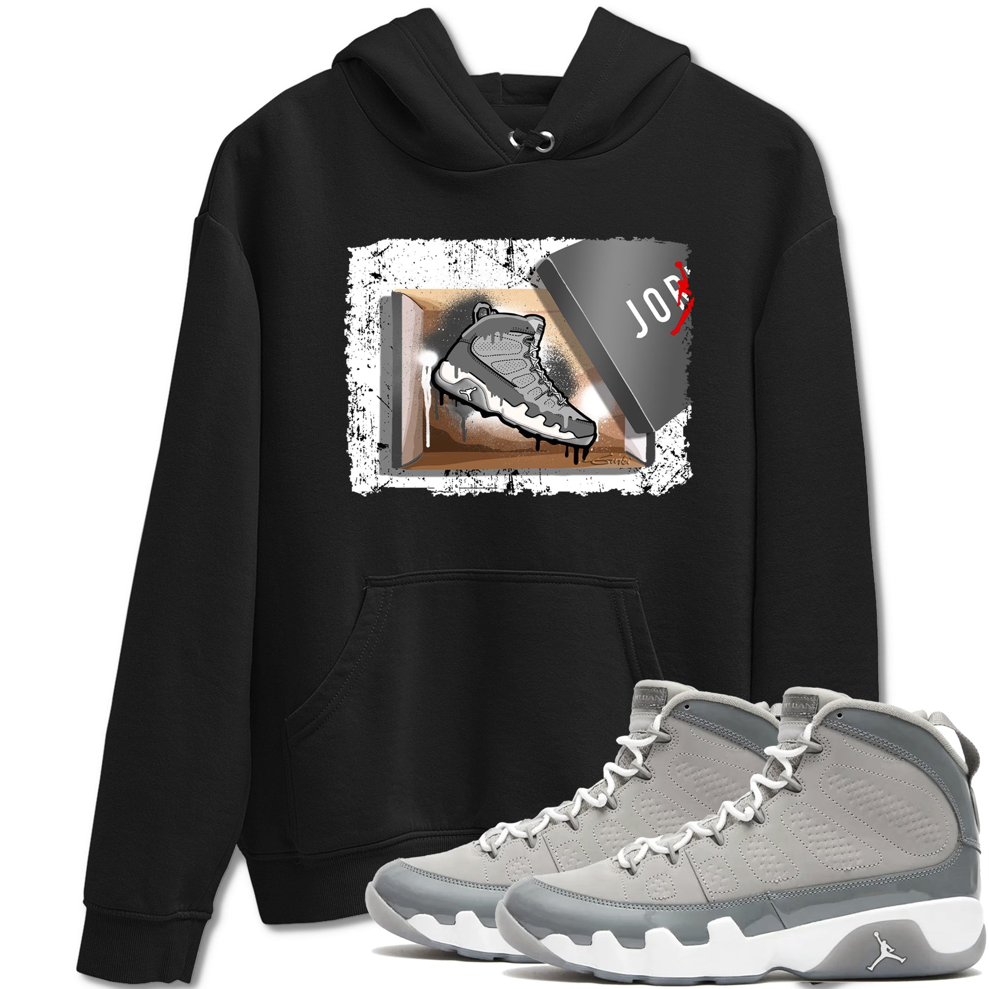 New Kicks Sneaker Tees - Air Jordan 9 Cool Grey