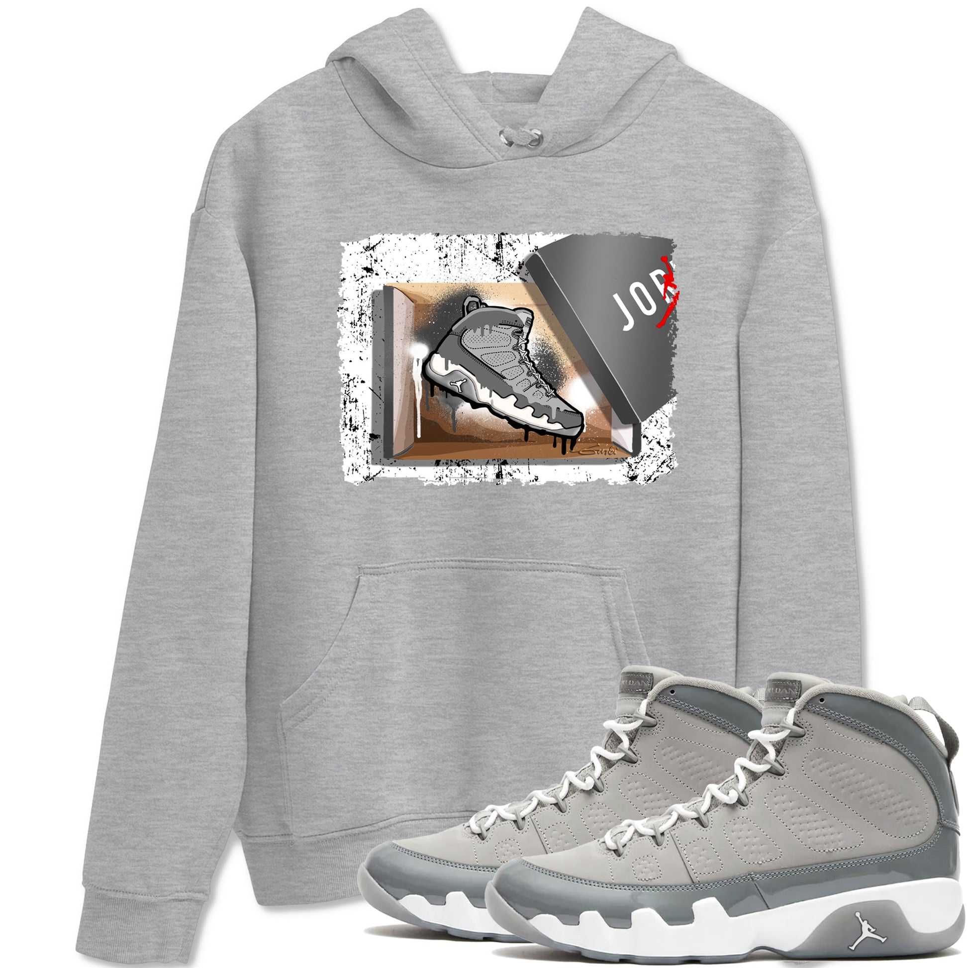 New Kicks Sneaker Tees - Air Jordan 9 Cool Grey