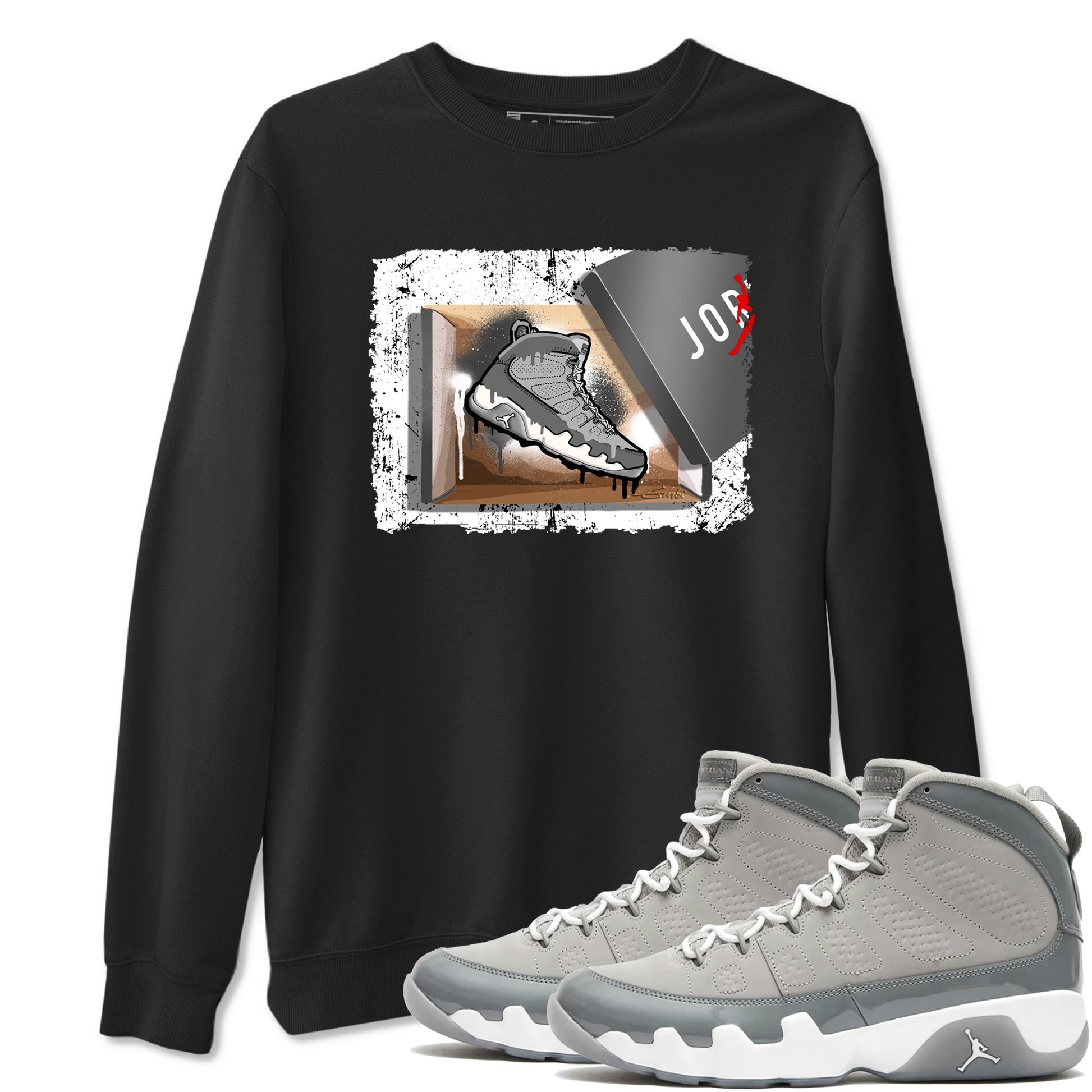 New Kicks Sneaker Tees - Air Jordan 9 Cool Grey