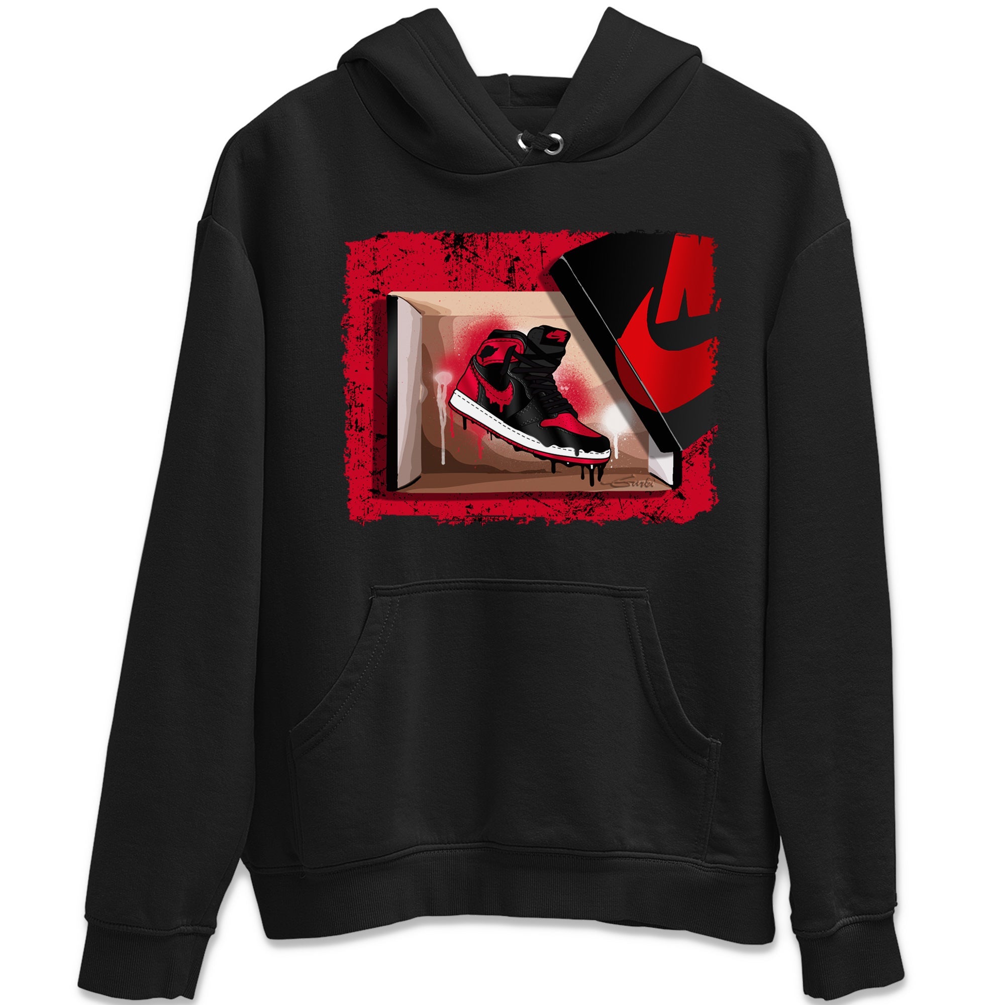 New Kicks Unisex Tops - Air Jordan 1 Bred Patent