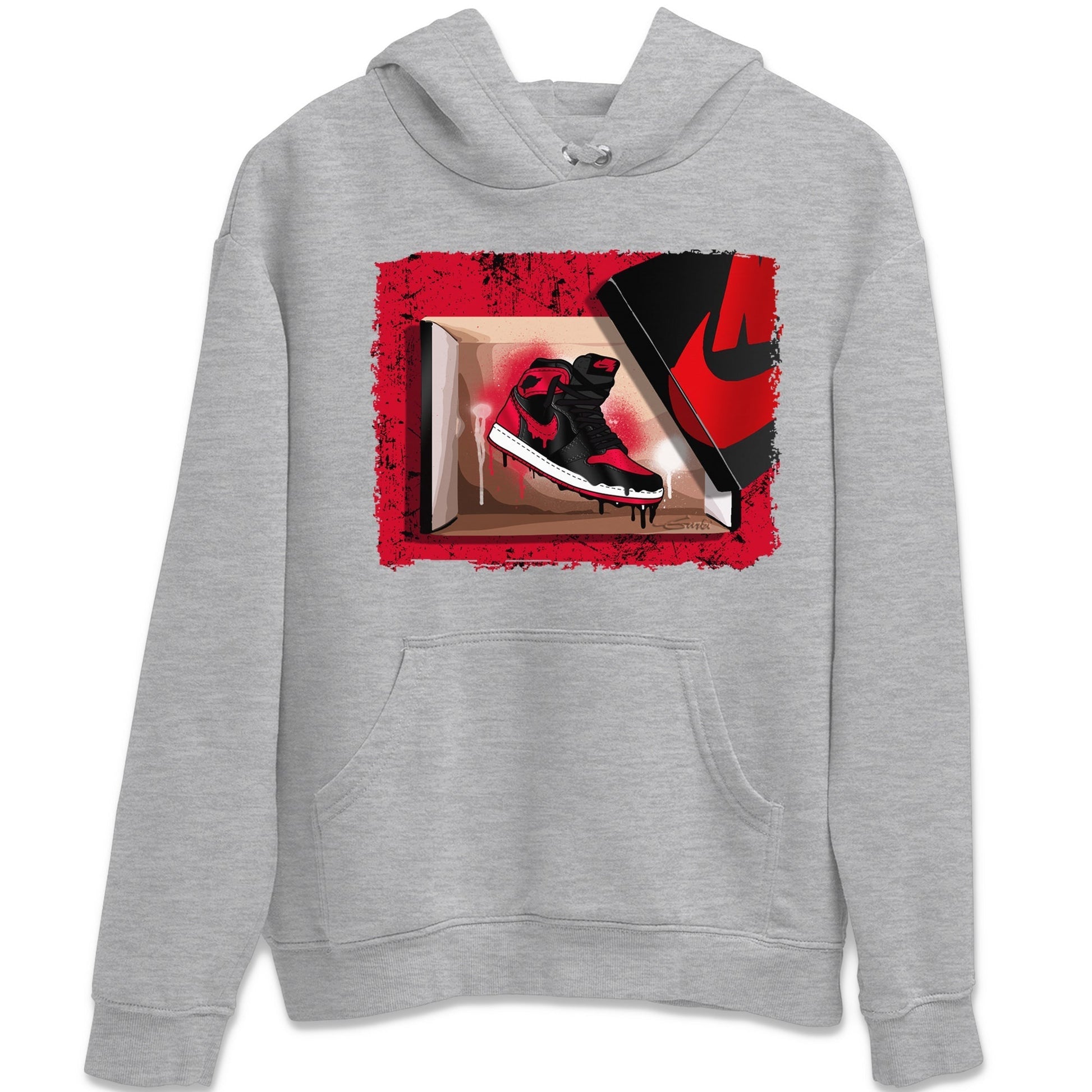 New Kicks Unisex Tops - Air Jordan 1 Bred Patent