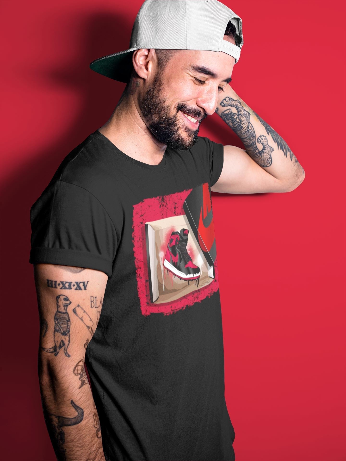 New Kicks Unisex Tops - Air Jordan 1 Bred Patent