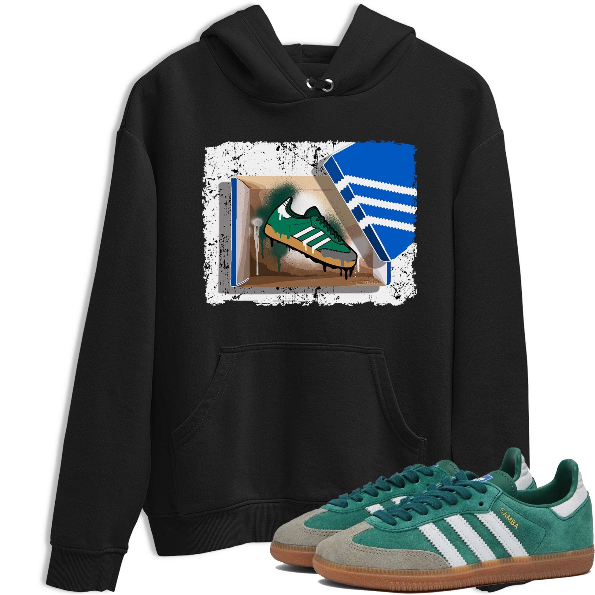 New Kicks Sneaker Tee - Samba Collegiate Green Gum