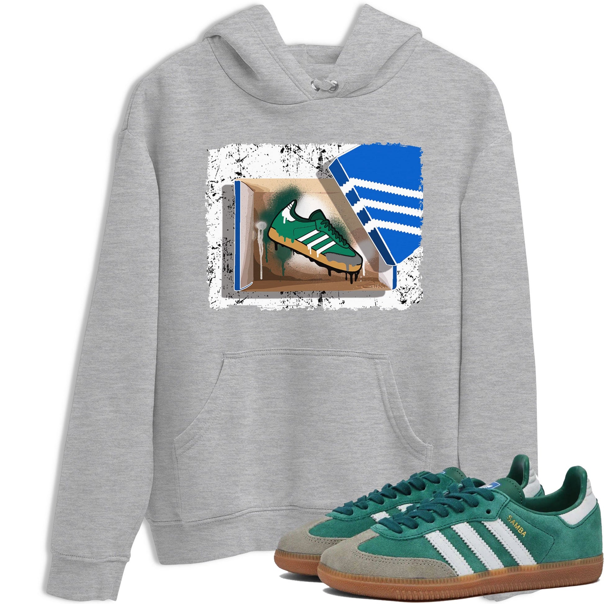 New Kicks Sneaker Tee - Samba Collegiate Green Gum