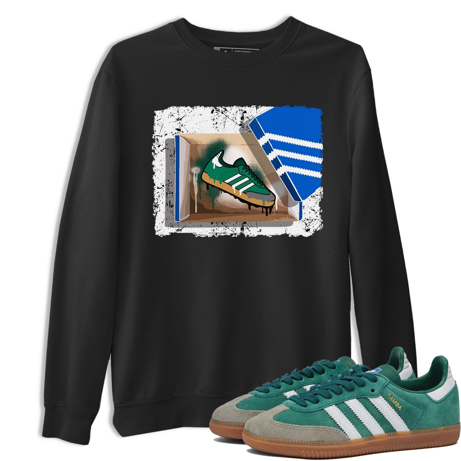 New Kicks Sneaker Tee - Samba Collegiate Green Gum