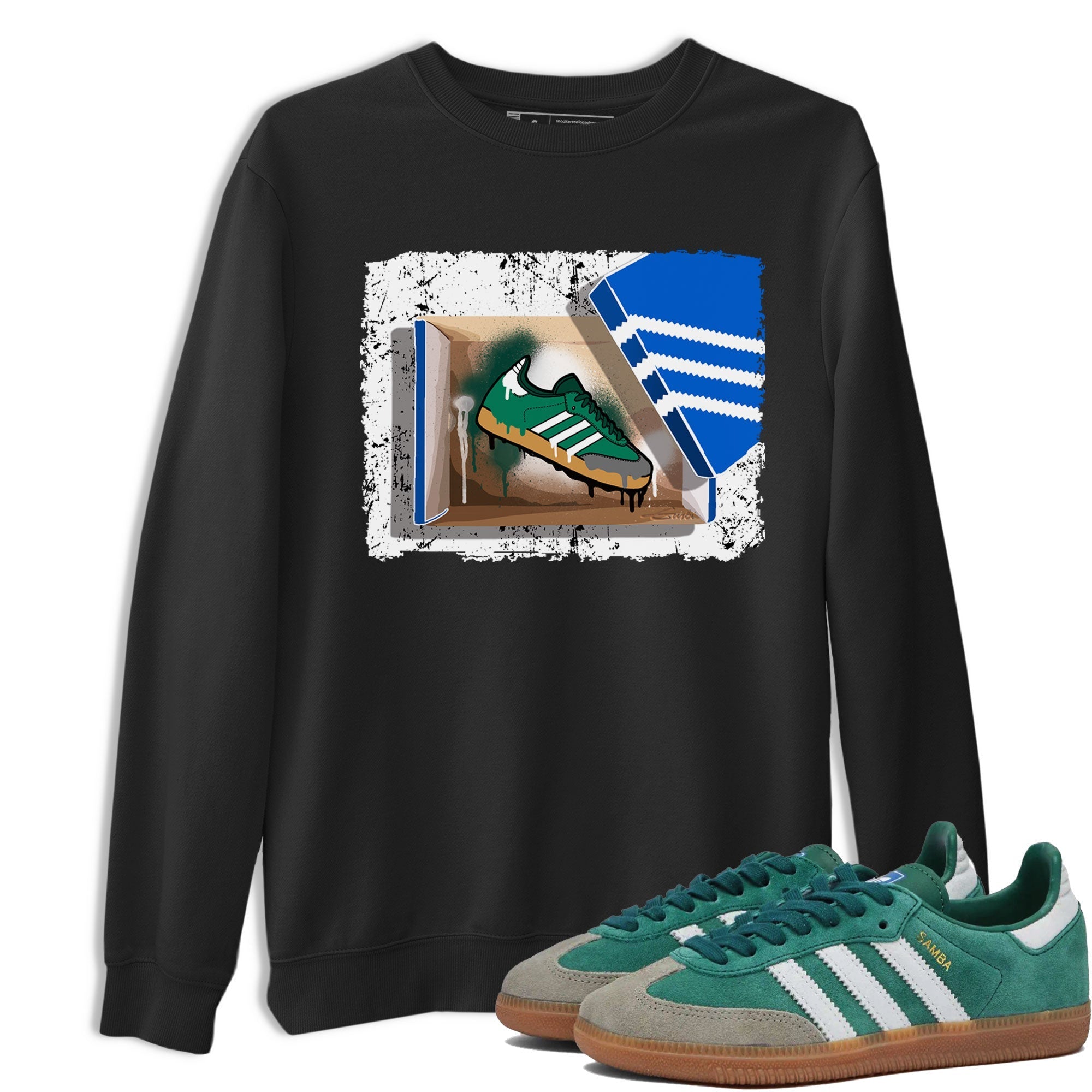 New Kicks Sneaker Tee - Samba Collegiate Green Gum