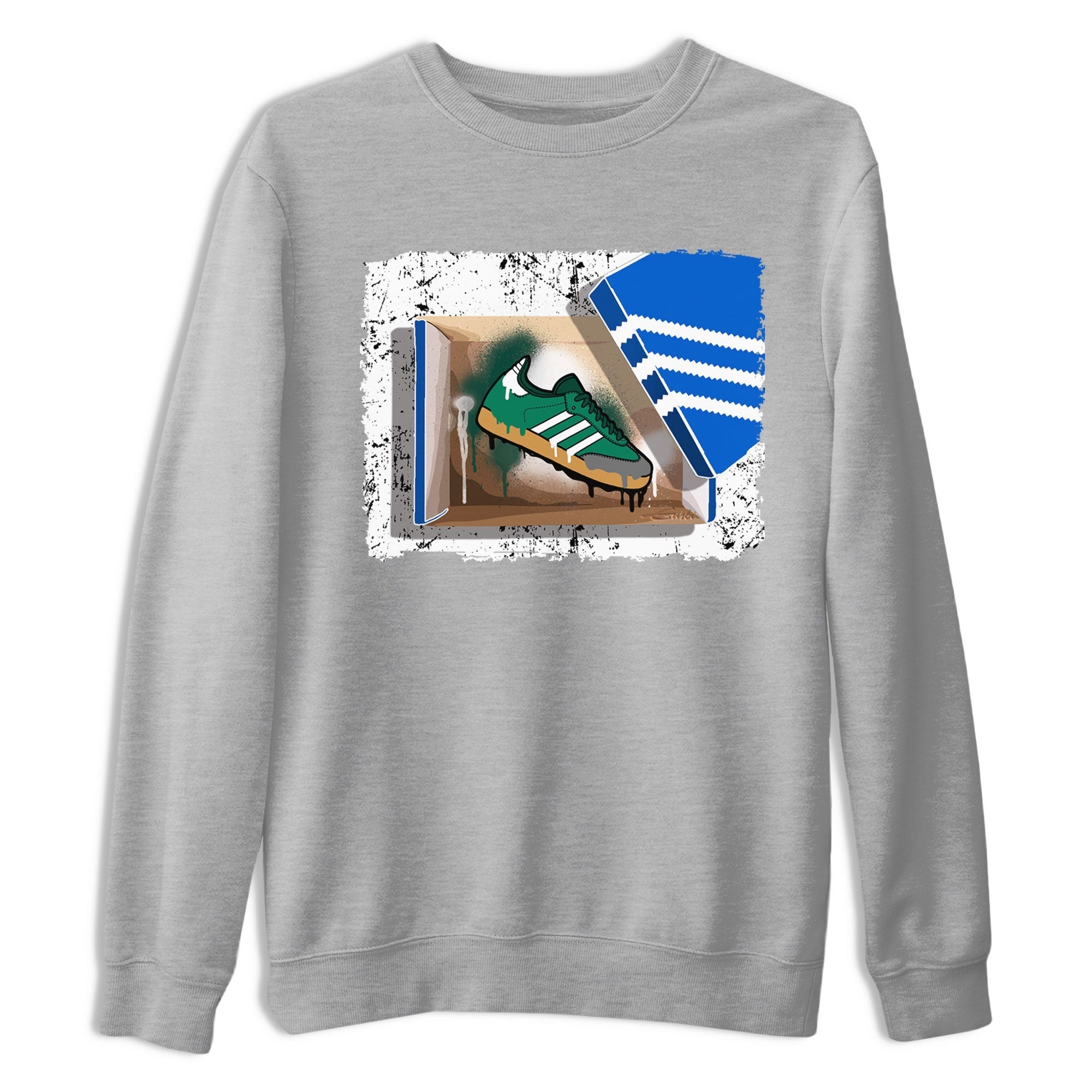 New Kicks Sneaker Tee - Samba Collegiate Green Gum