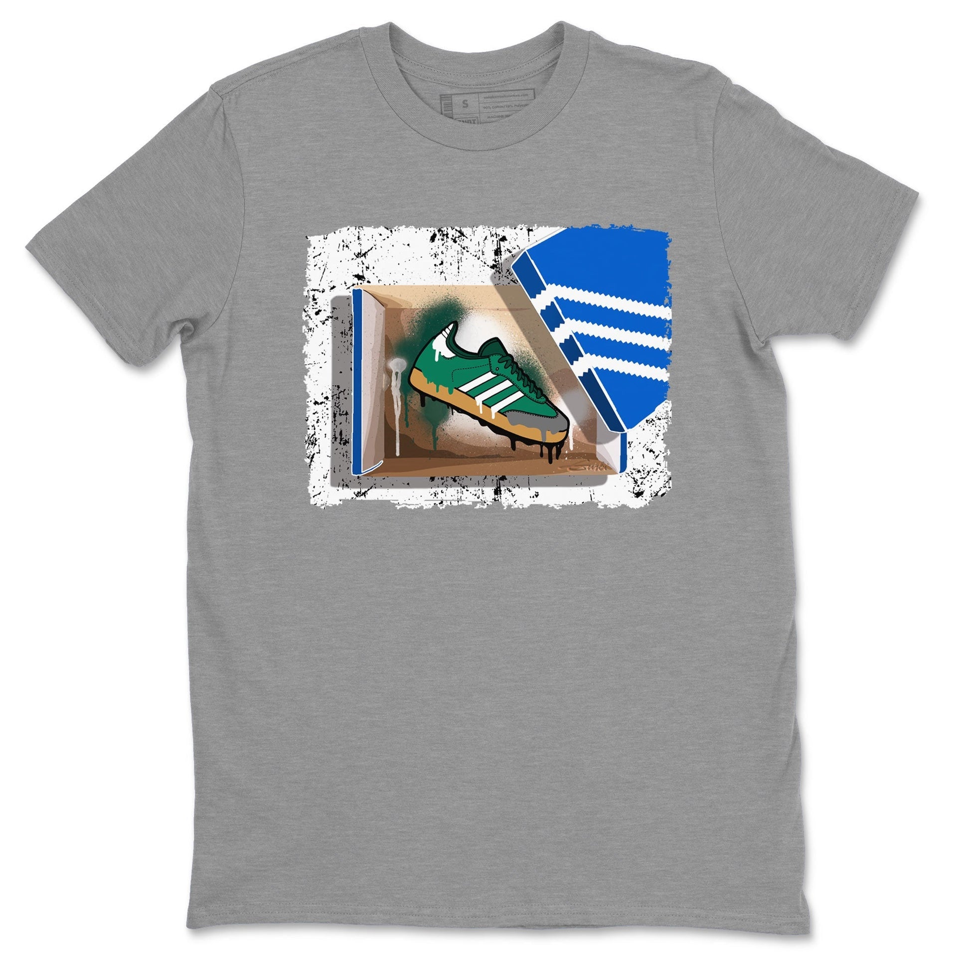 New Kicks Sneaker Tee - Samba Collegiate Green Gum