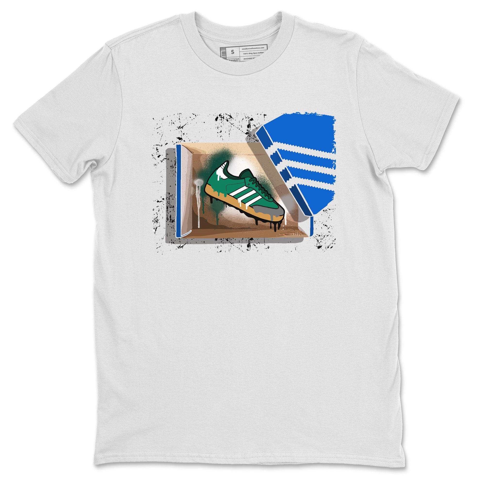 New Kicks Sneaker Tee - Samba Collegiate Green Gum