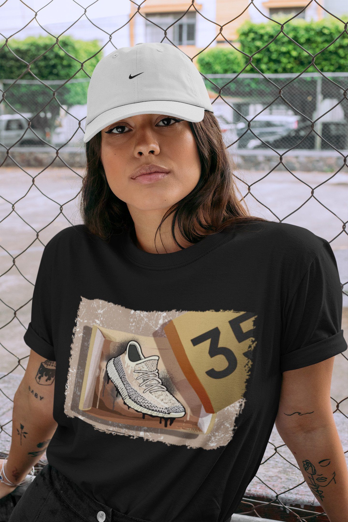 New Kicks Unisex Tops - Yeezy 350 Ash Pearl