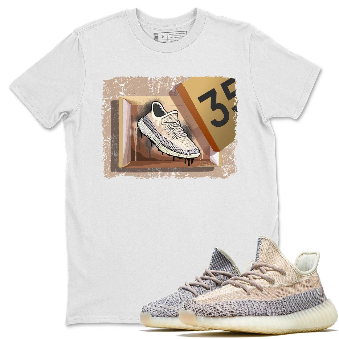 New Kicks Unisex Tops - Yeezy 350 Ash Pearl