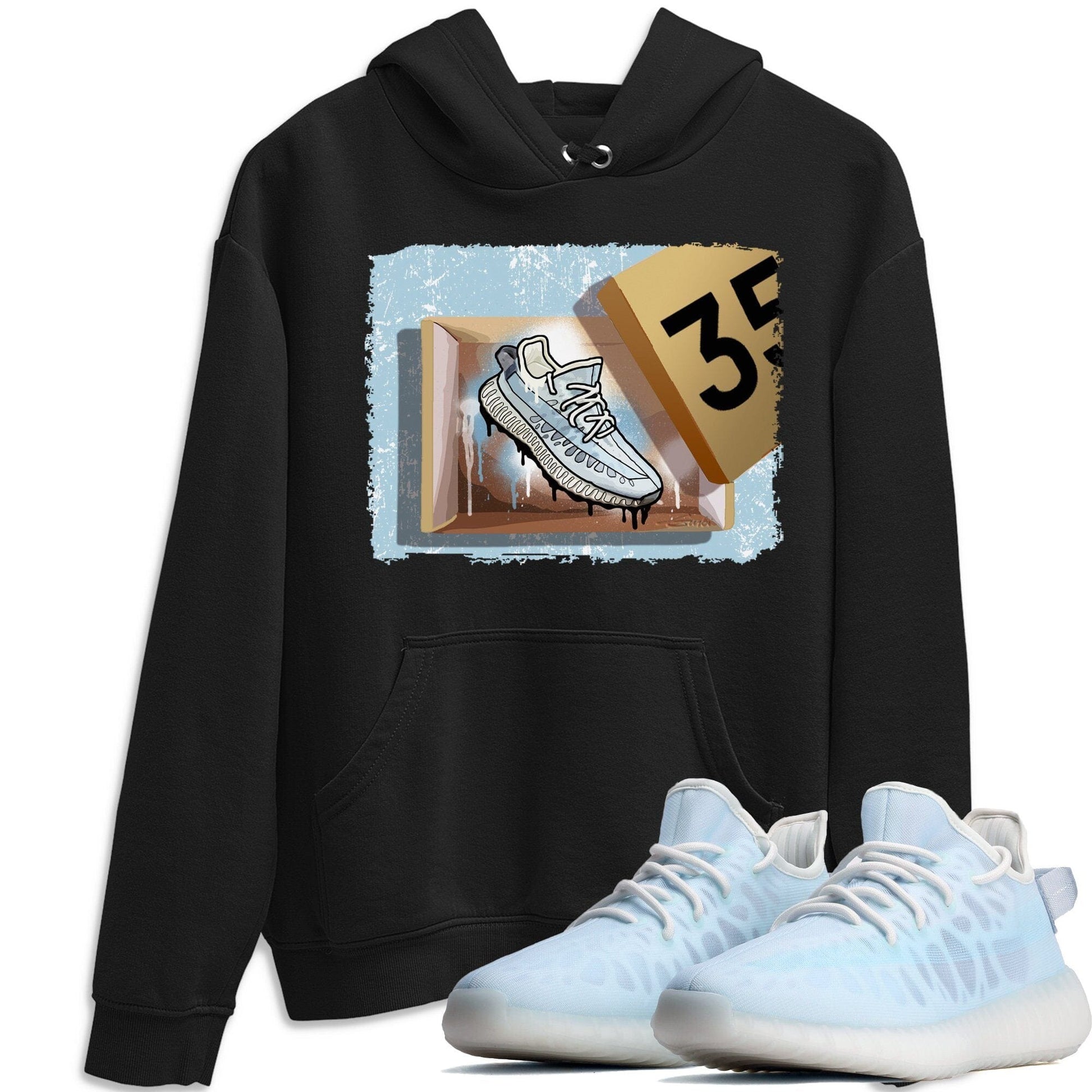 New Kicks Unisex Tops - Yeezy 350 Mono Ice