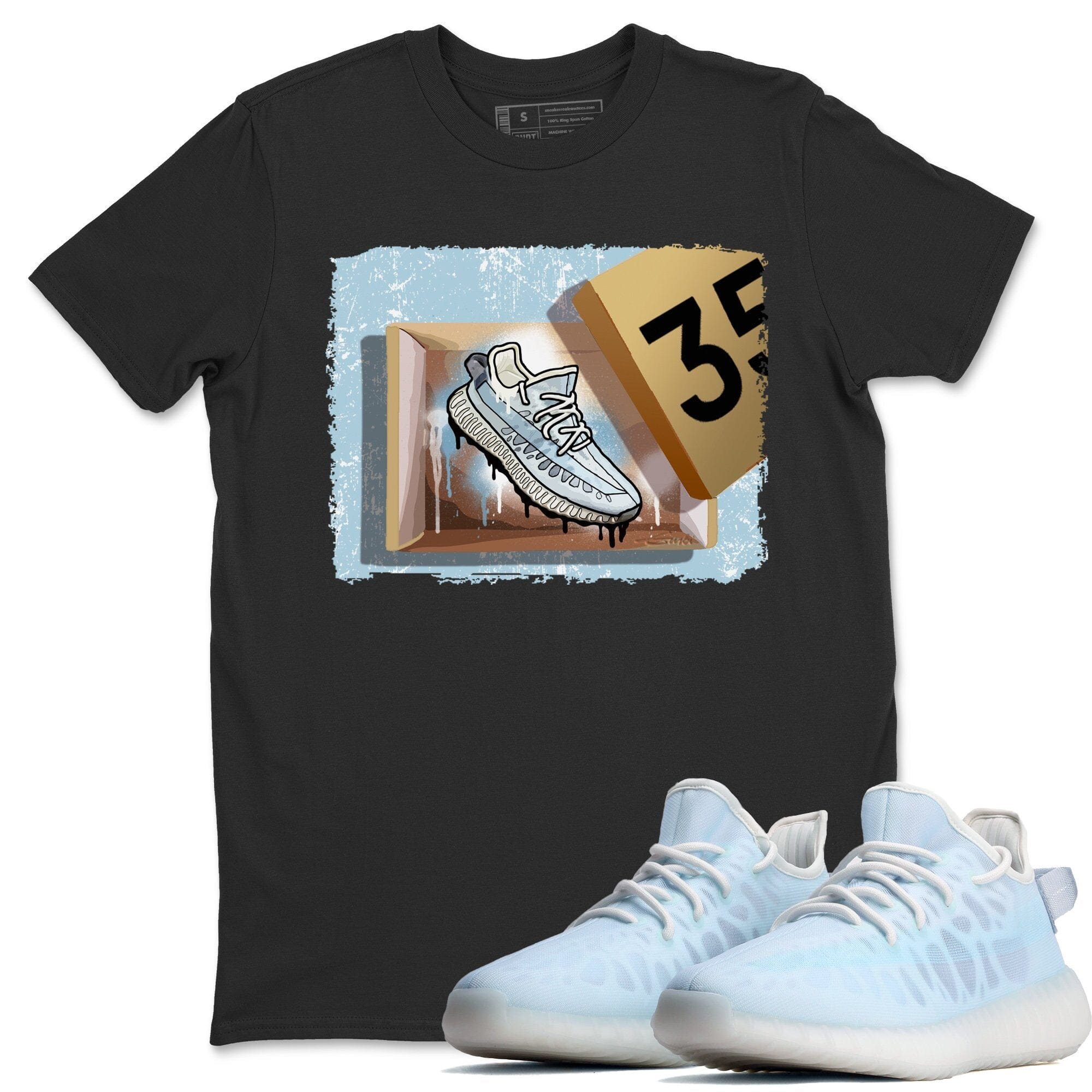 New Kicks Unisex Tops - Yeezy 350 Mono Ice
