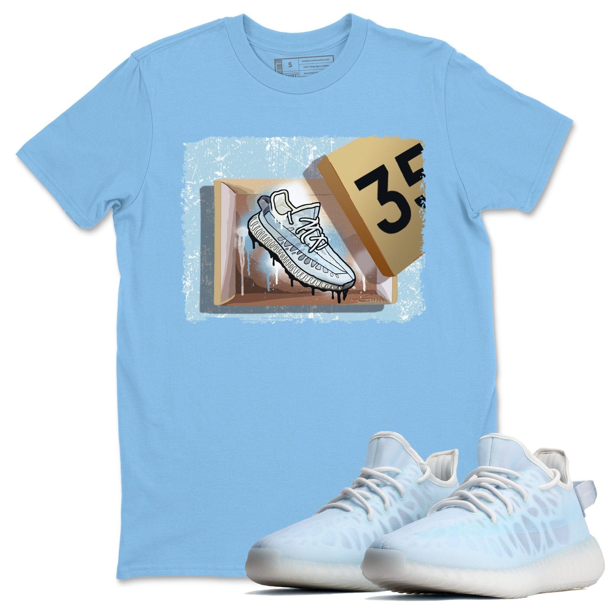 New Kicks Unisex Tops - Yeezy 350 Mono Ice