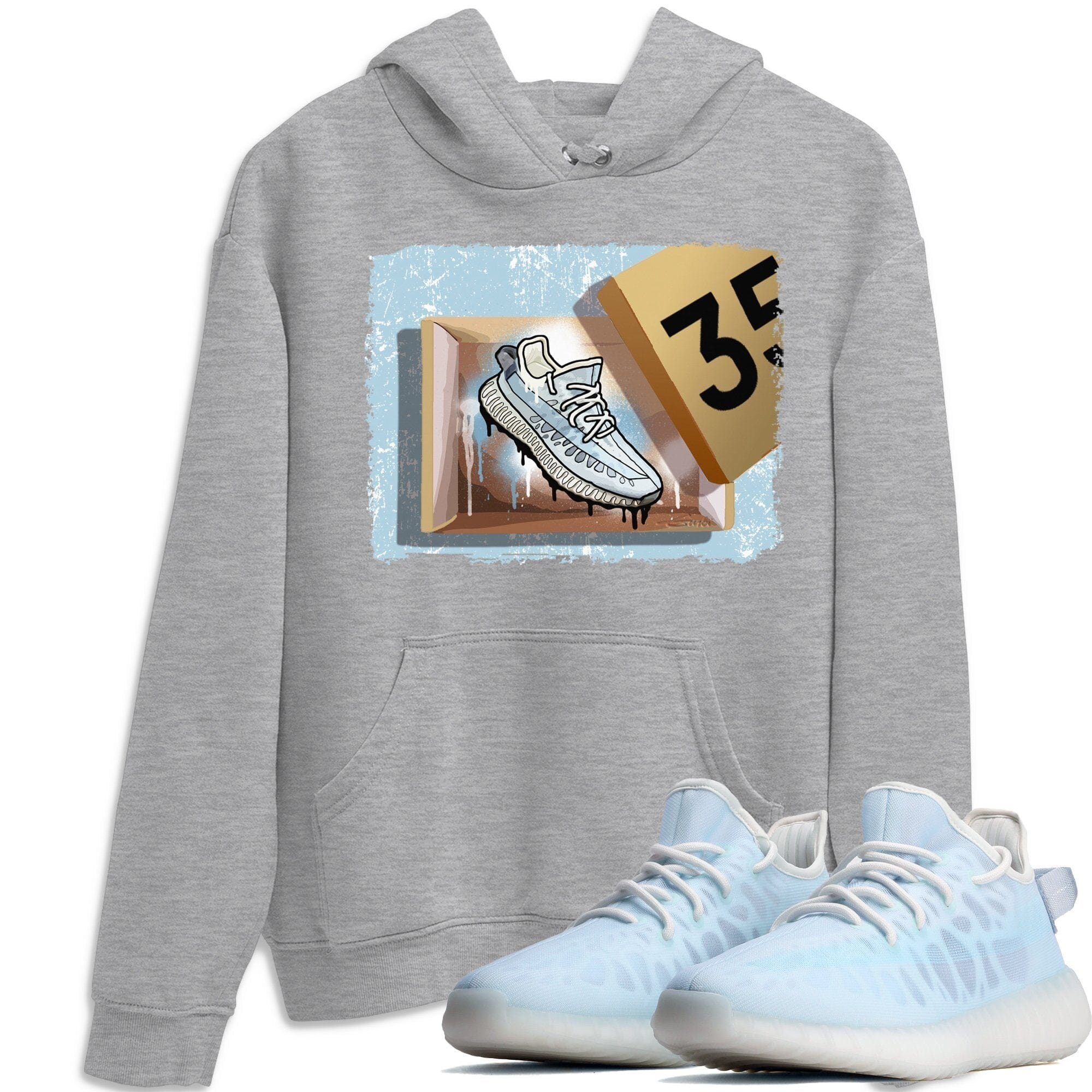 New Kicks Unisex Tops - Yeezy 350 Mono Ice