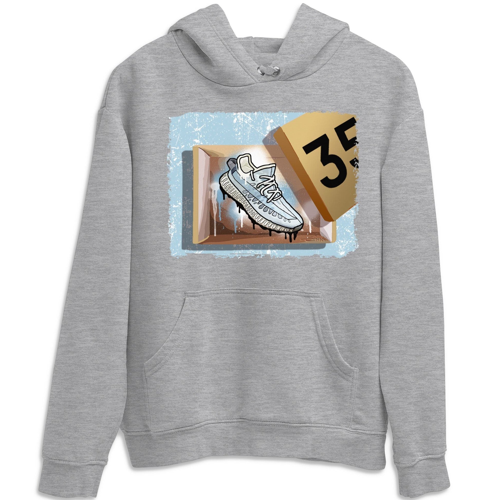 New Kicks Unisex Tops - Yeezy 350 Mono Ice