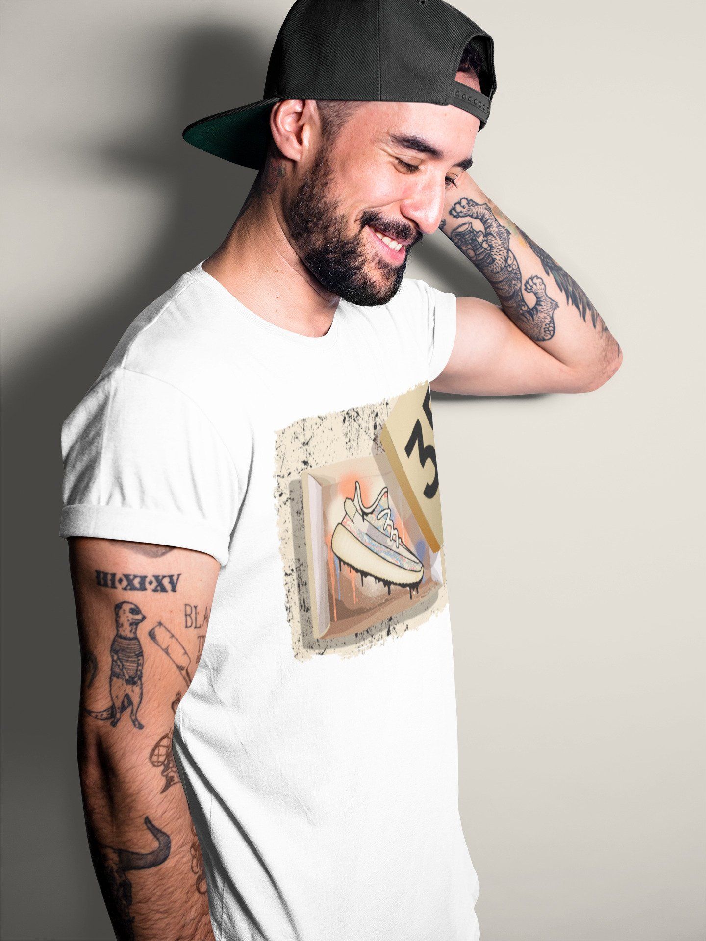 New Kicks Unisex Tops - Yeezy 350 MX Oat