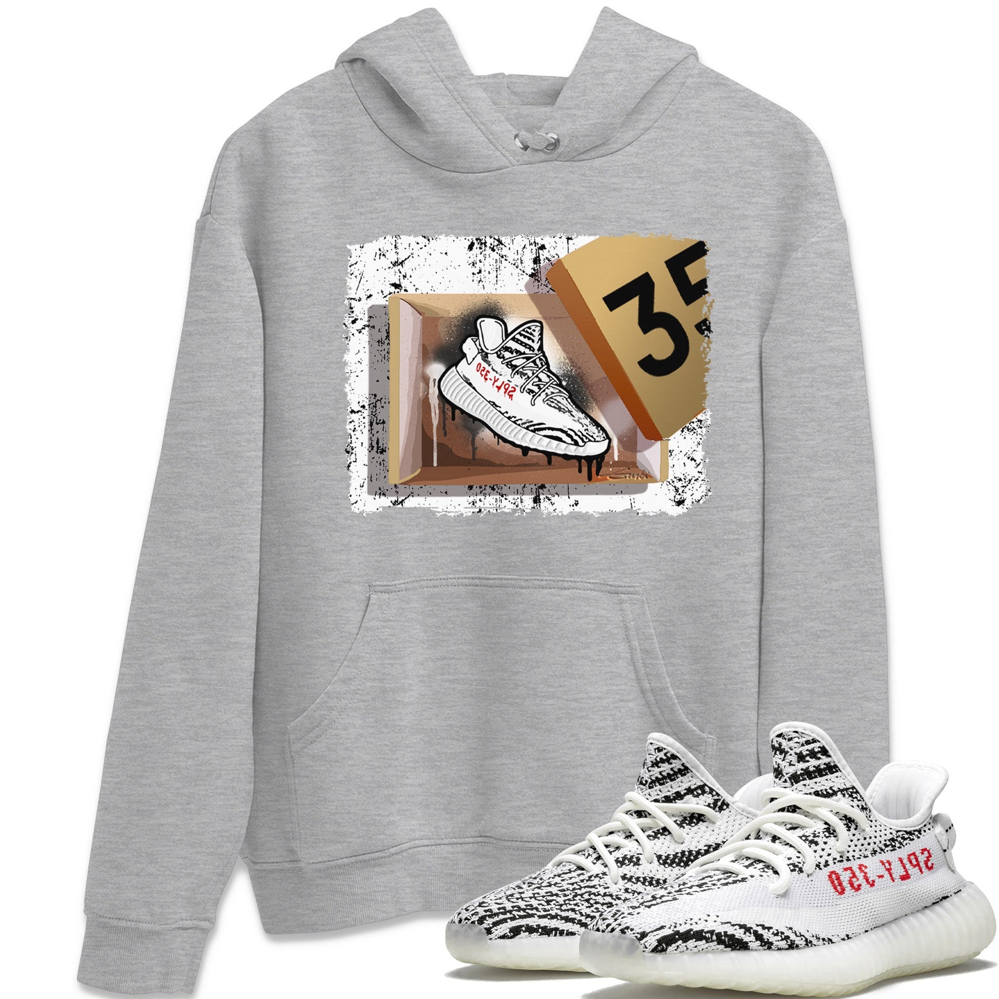 New Kicks Unisex Tops - Yeezy 350 Zebra