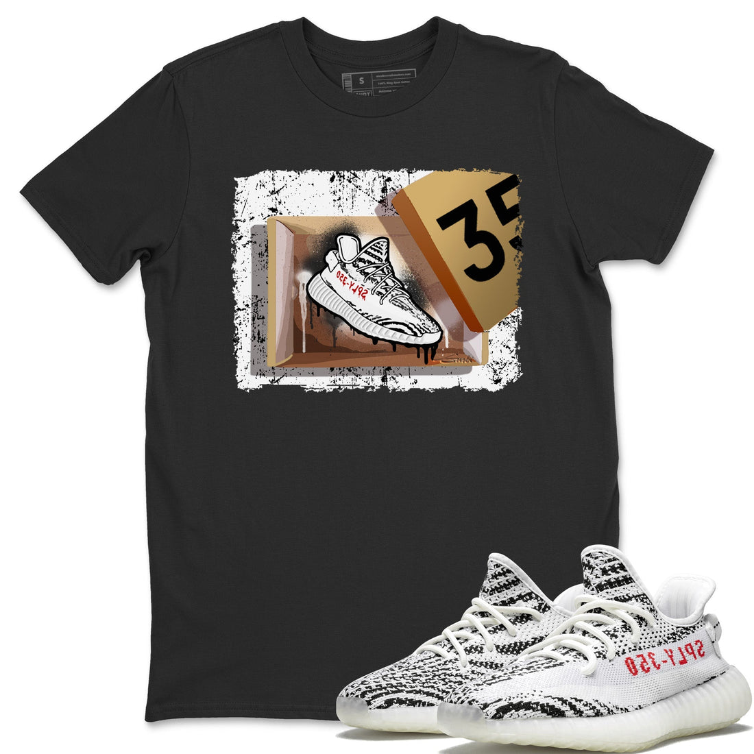 New Kicks Unisex Tops - Yeezy 350 Zebra