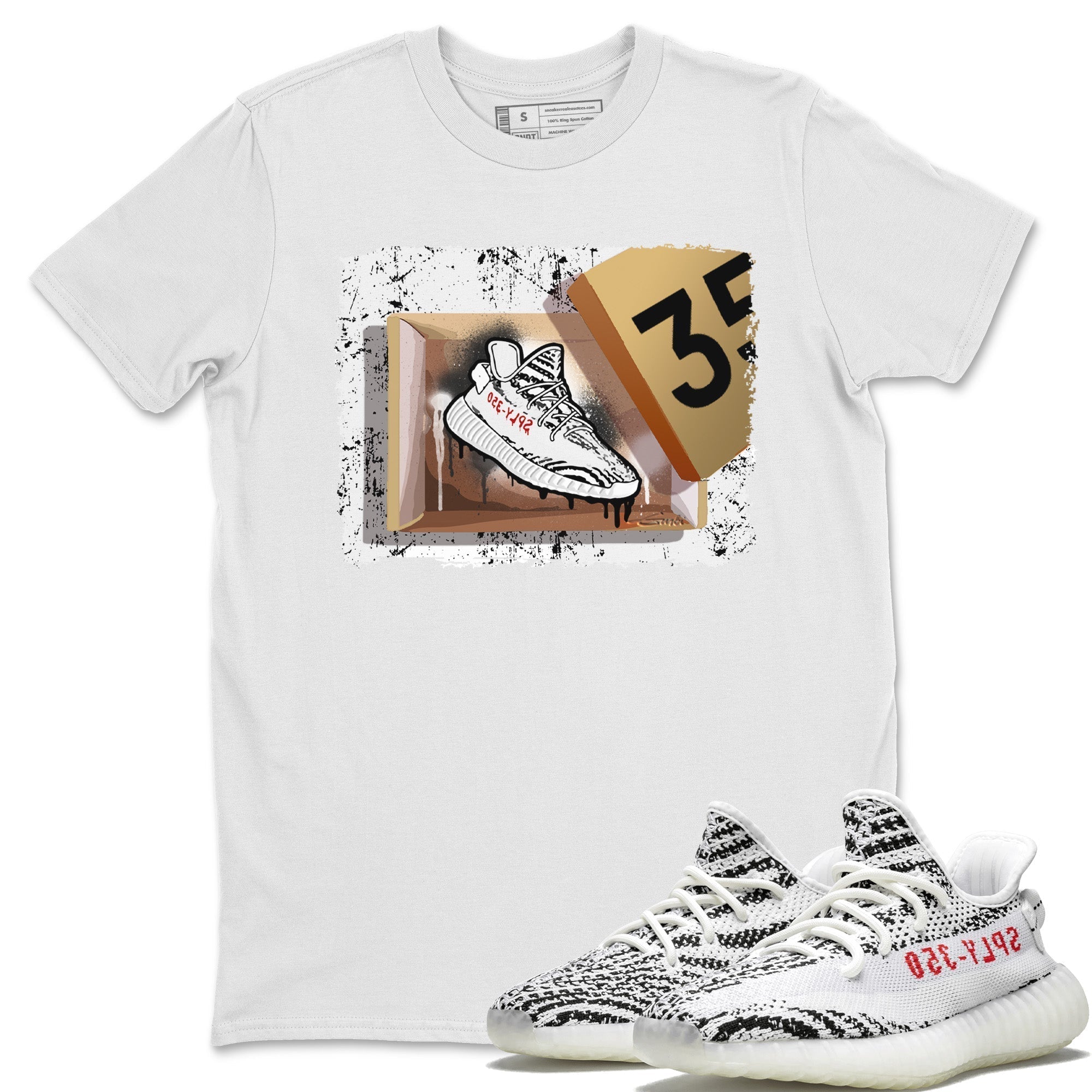 New Kicks Unisex Tops - Yeezy 350 Zebra