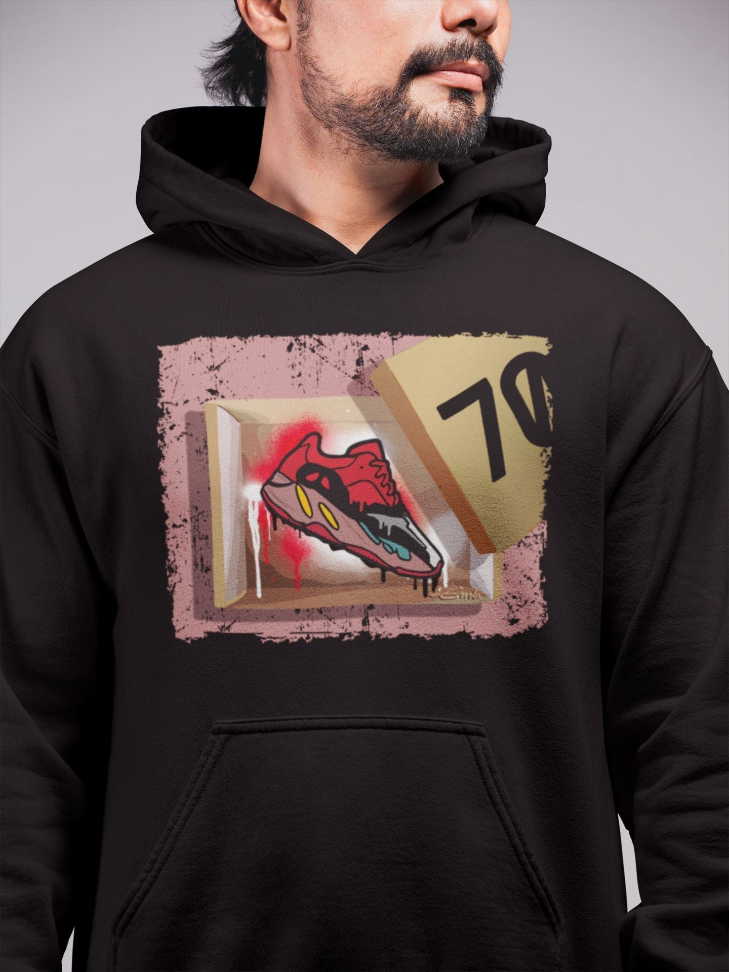 New Kicks Unisex Tops - Yeezy 700 Hi-Res Red