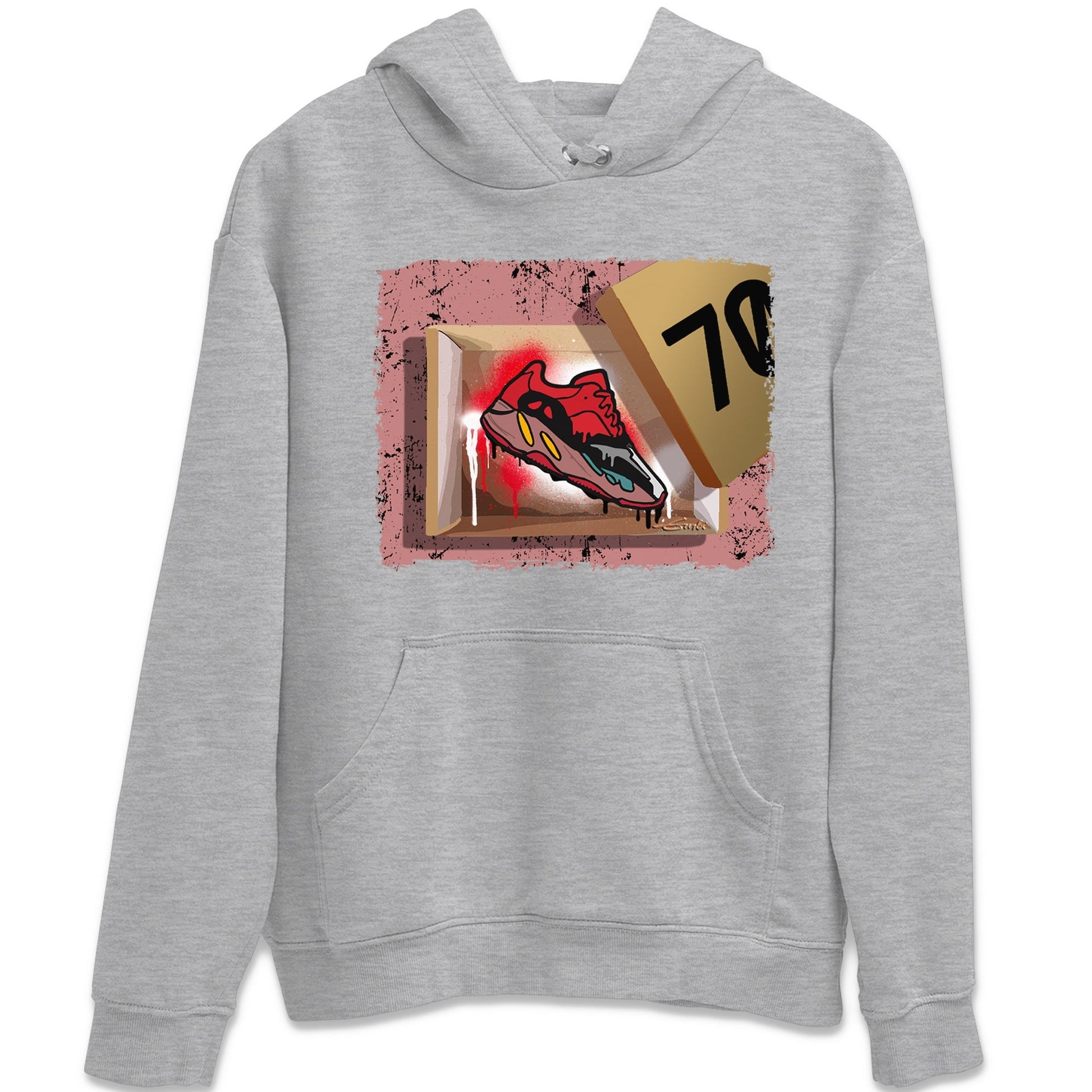 New Kicks Unisex Tops - Yeezy 700 Hi-Res Red