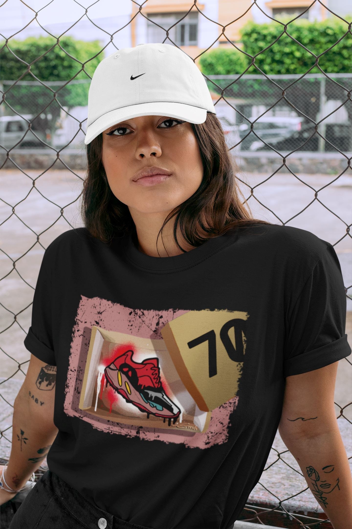 New Kicks Unisex Tops - Yeezy 700 Hi-Res Red