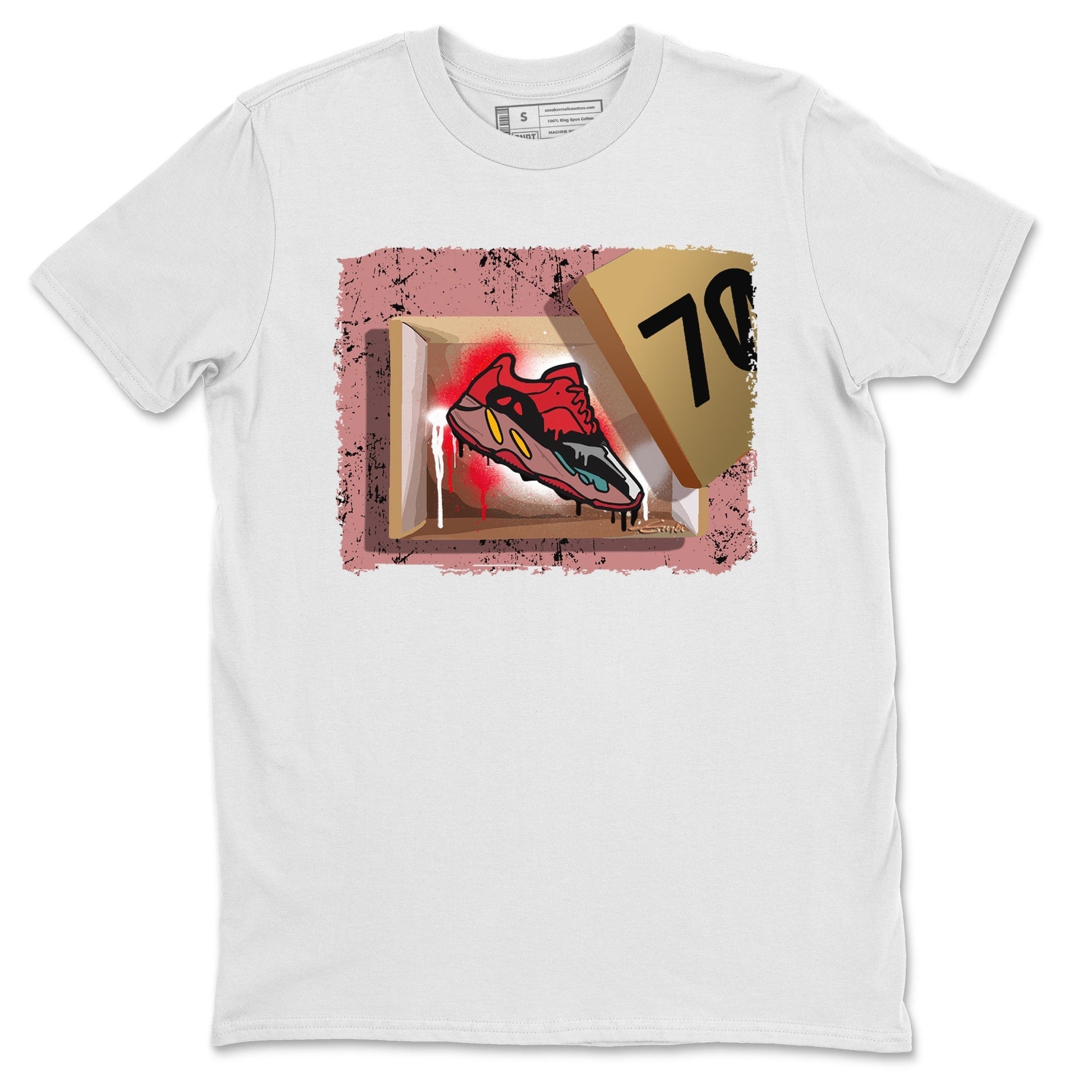 New Kicks Unisex Tops - Yeezy 700 Hi-Res Red