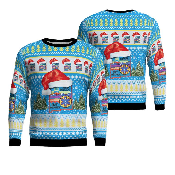 New Mexico EMT Christmas Sweater 3D ? Usalast