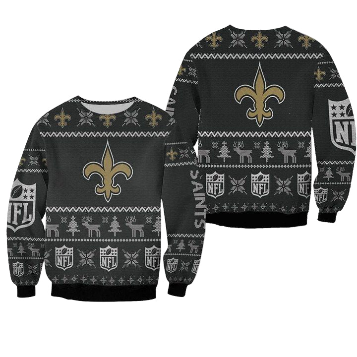New Orleans Saints Ugly Sweater Christmas 3D Sweater ? Usalast