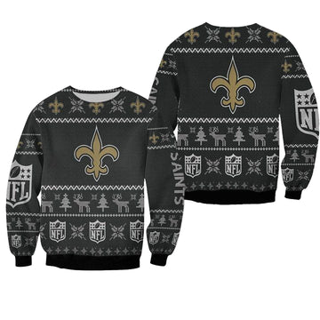 New Orleans Saints Ugly Sweater Christmas 3D Sweater ? Usalast