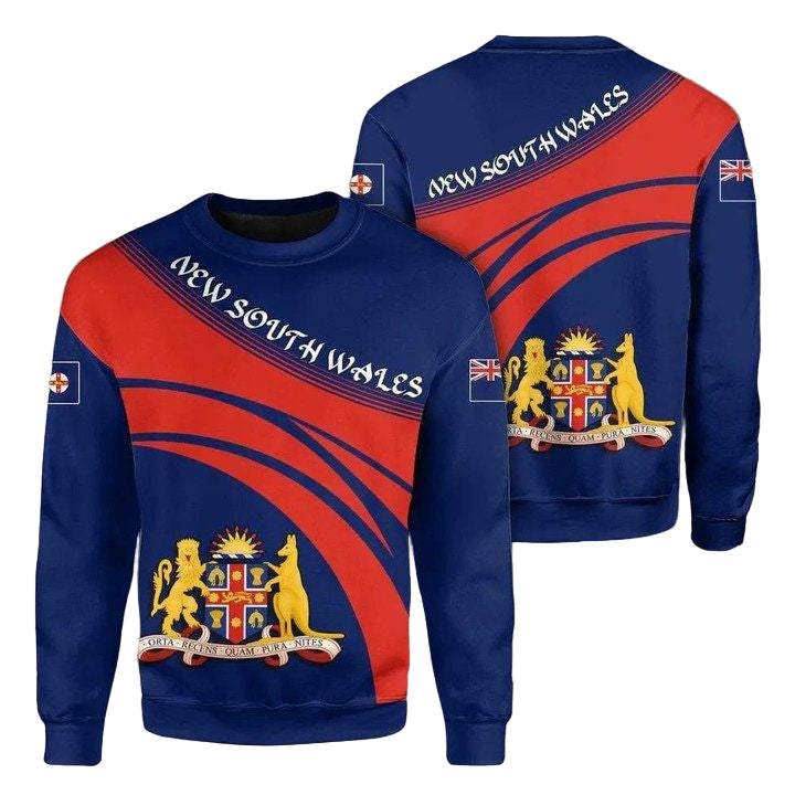 New South Wales Coat Of Arms Sweater Cricket Style J5W ? Usalast