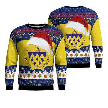 New York Army National Guard 101st Cavalry Regiment Christmas AOP Sweater ? Usalast