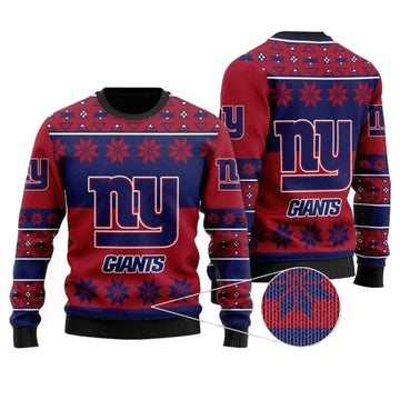 New York Giants Wool Ugly Christmas Sweater ? Usalast