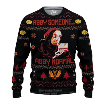 New Young Frankenstein Abby Someone Abby Normal Christmas Ugly Sweater ? Usalast
