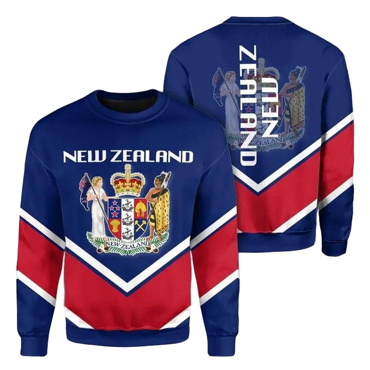 New Zealand Coat Of Arms Sweater Lucian Style J5W ? Usalast