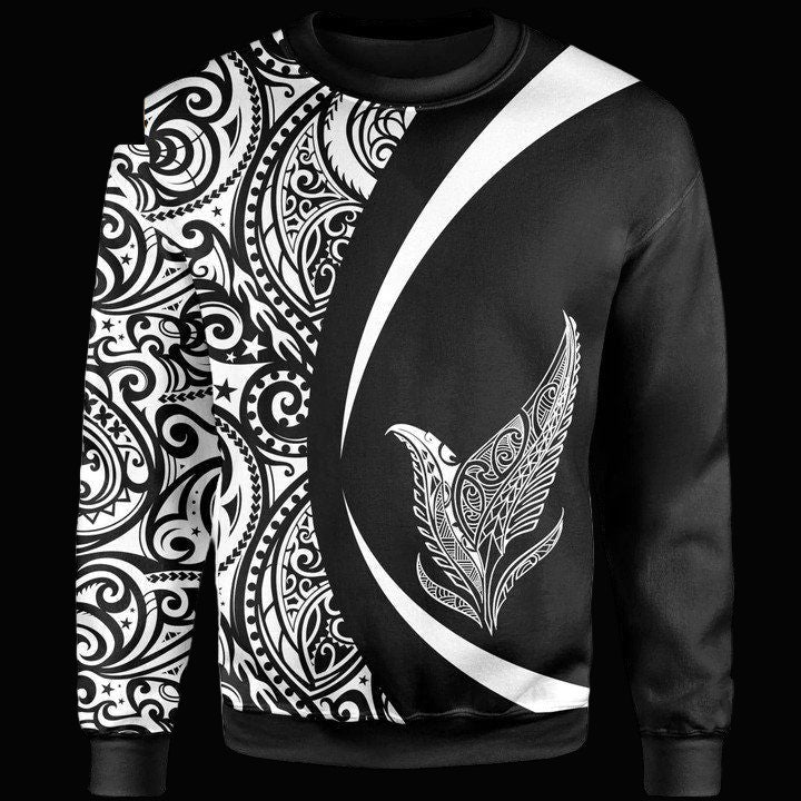 New Zealand Silver Fern Maori Sweater ? Circle Style J91 ? Usalast
