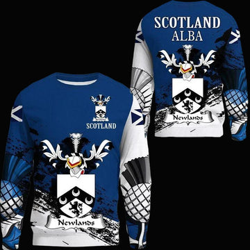 Newlands Scottish Family Crest Scotland Special Sweater A7 ? Usalast