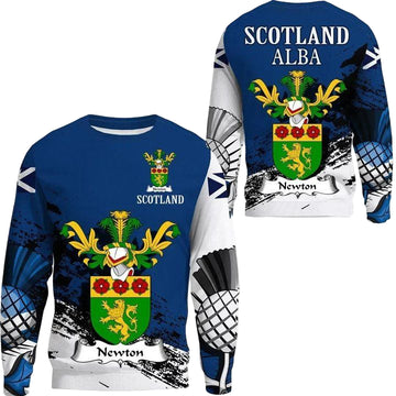 Newton Scottish Family Crest Scotland Special Sweater A7 ? Usalast