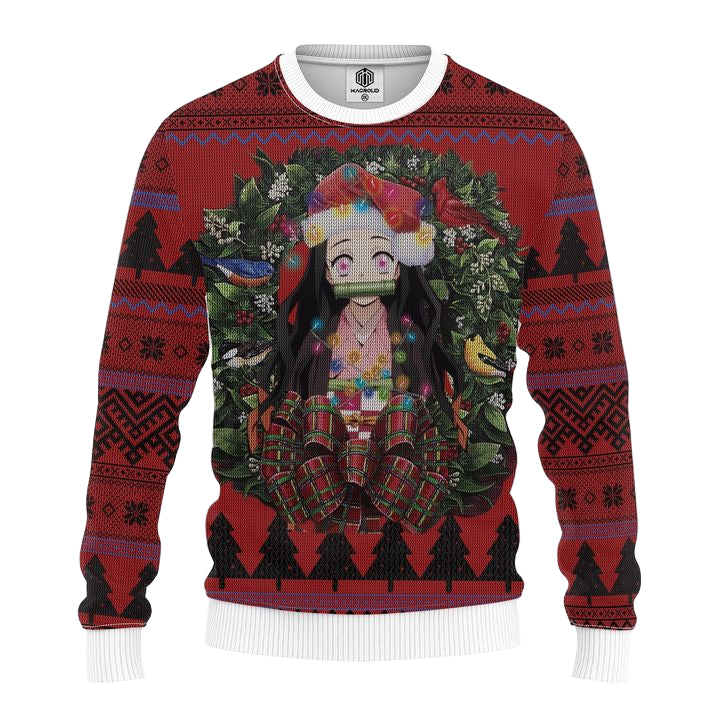 Nezuko Kimesu No Yaiba Mc Ugly Christmas Sweater Thanksgiving Gift ? Usalast