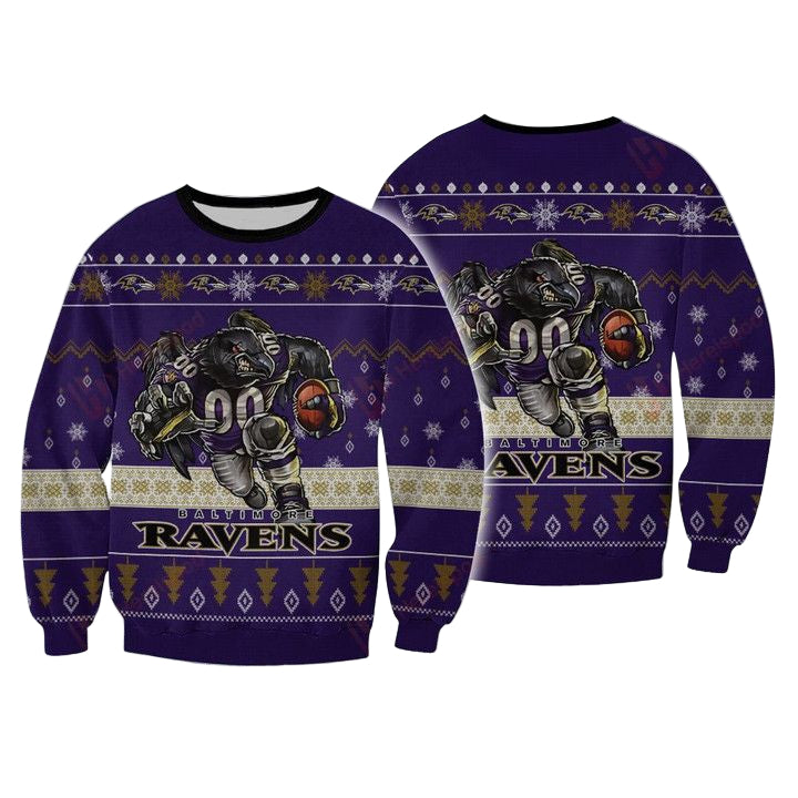 Nfl Baltimore Ravens Player Rushing Sweater And Ugly Sweater ? Usalast