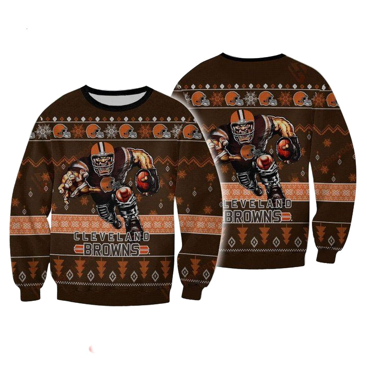 Nfl Cleveland Browns Player Rushing Sweater And Ugly Sweater ? Usalast