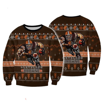 Nfl Cleveland Browns Player Rushing Sweater And Ugly Sweater ? Usalast