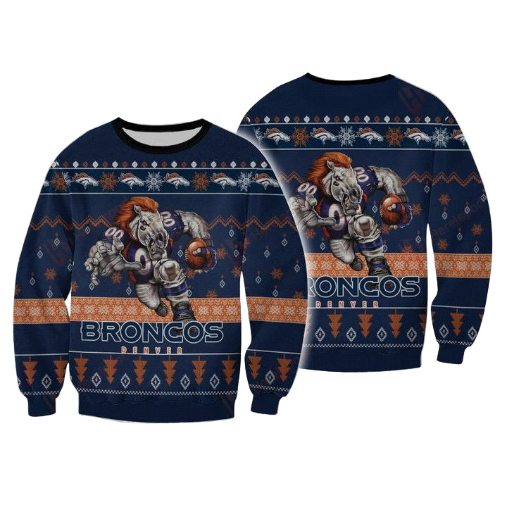 Nfl Denver Broncos Player Rushing Sweater And Ugly Sweater ? Usalast