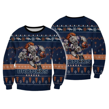 Nfl Denver Broncos Player Rushing Sweater And Ugly Sweater ? Usalast