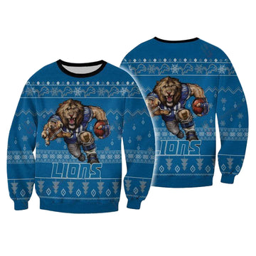 Nfl Detroit Lions Player Rushing Sweater And Ugly Sweater ? Usalast