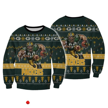 Nfl Green Bay Packers Player Rushing Sweater And Ugly Sweater ? Usalast